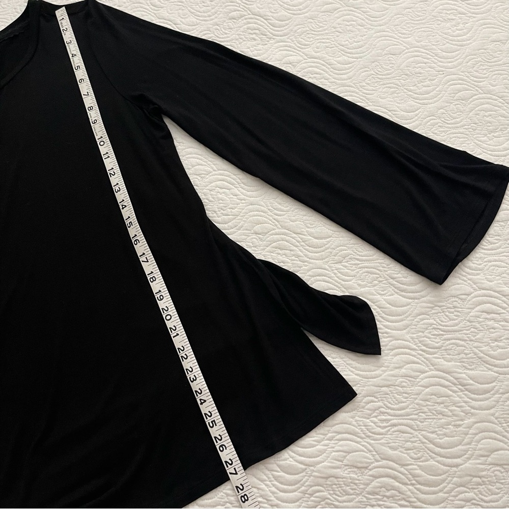 CUPIO Top Scoop Neck Long Bell Sleeve Size Large - Picture 8 of 13